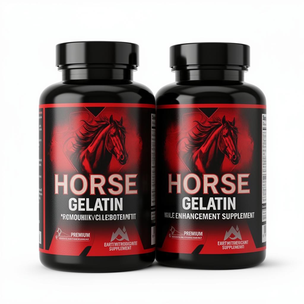 Horse Gelatin Male Enhancement supplement bottle